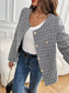 Perfee Plaid Long Sleeve Outerwear