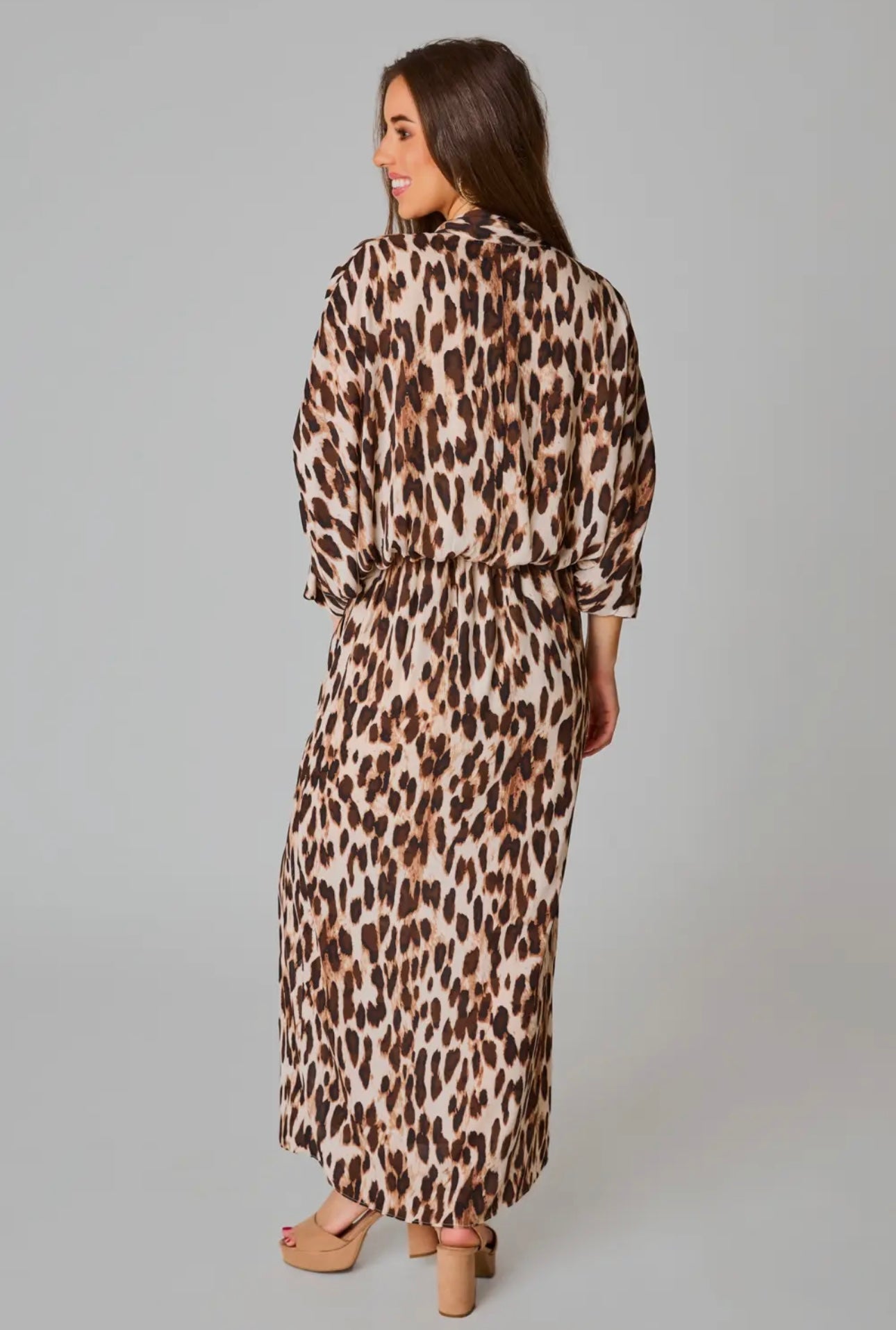 Jude Kiara Leopard Maxi - X-Small