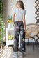 Hight waist Multi Patches Jogger Pants PLUS